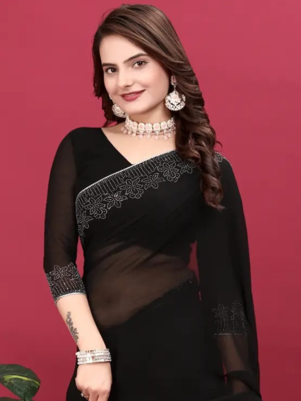 Embellished Bollywood Georgette Saree